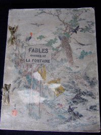 平紙本「ラ・フォンテーヌ寓話選第１巻・バルブトー献辞入」（仏文 ）