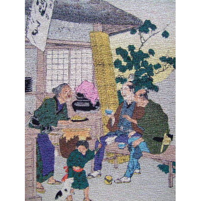 画像4: ちりめん本・ラフカディオ・ハーンの日本昔話「団子をなくしたおばあさん」　