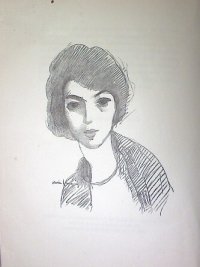 マリー・ローランサン口絵（著者肖像）マルセル・オクレール「星の変化」仏文　１９２６年　限定７１８部の５７１番　