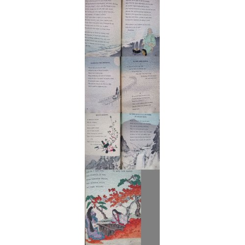 他の写真2: ちりめん本「東方からの詩の挨拶」（英文） カール・フローレンツ　Karl Florenz”Poetical Greetings from the Far East"