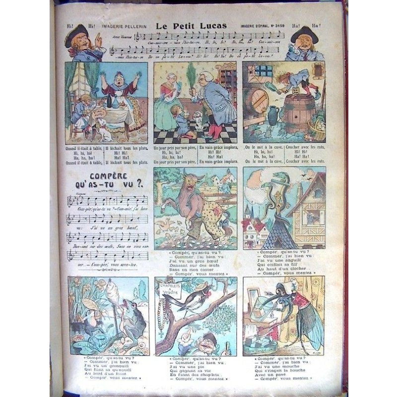 画像5: フランス古版画（エピナール）アルバム（仏文）　表紙・長靴をはいた猫　彩色版画100枚