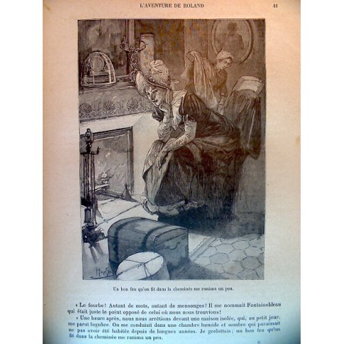 他の写真1: ミュシャ挿絵　アンリ・ブリゼイ　「ロランドの冒険」　仏文　1896年
