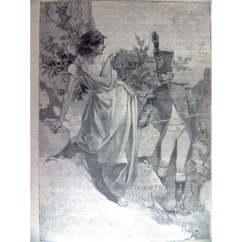 画像3: ミュシャ挿絵　アンリ・ブリゼイ　「ロランドの冒険」　仏文　1896年