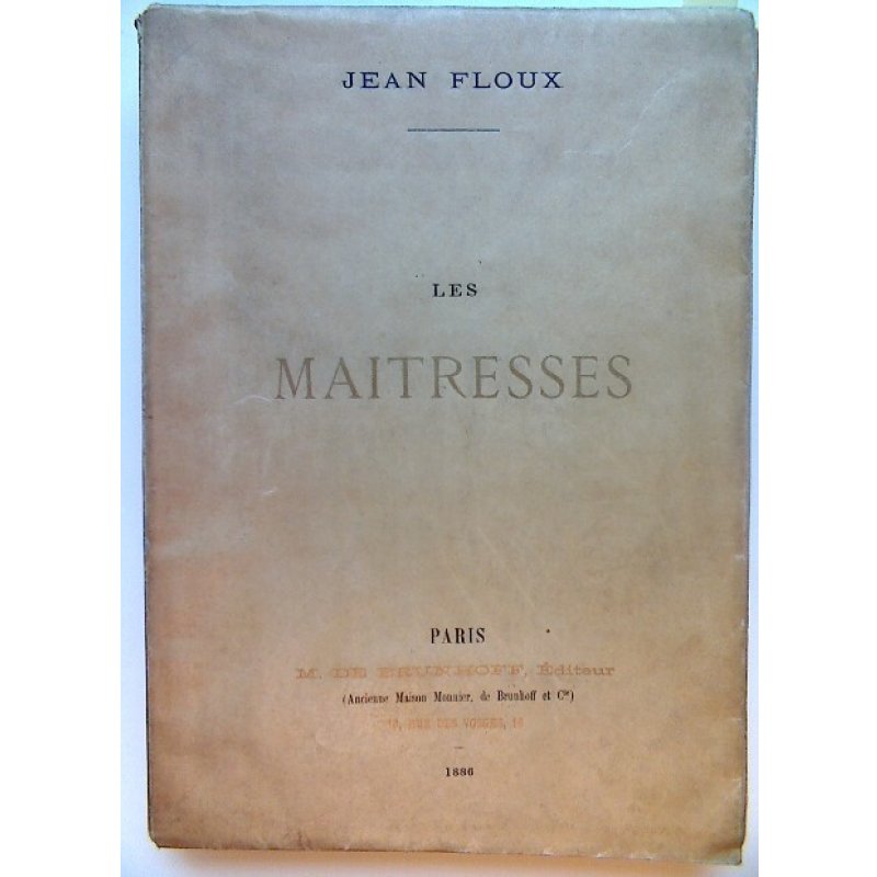 画像5: 山本芳翠、ベロー、コンスタンほか挿絵(仏)「愛しき人(Les maitresses)」 ジャン・フルー 著者献呈署名本 アンカット 1886 パリ