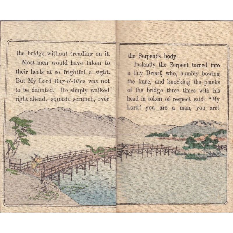 画像3: ちりめん本「俵の藤太」（英文) My Lord Bac O' Rice　著者　Mrs.T.H.James