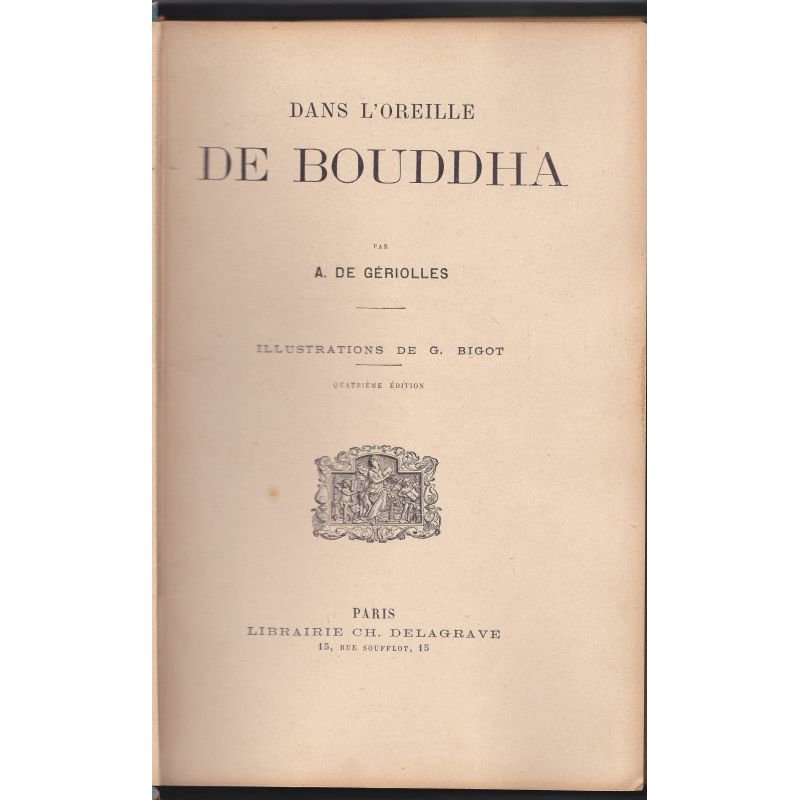 画像2: ビゴー・挿絵 ジェリオル「仏陀の耳の中で」仏文　Dans l'oreille de　Buddha 　1913　パリ