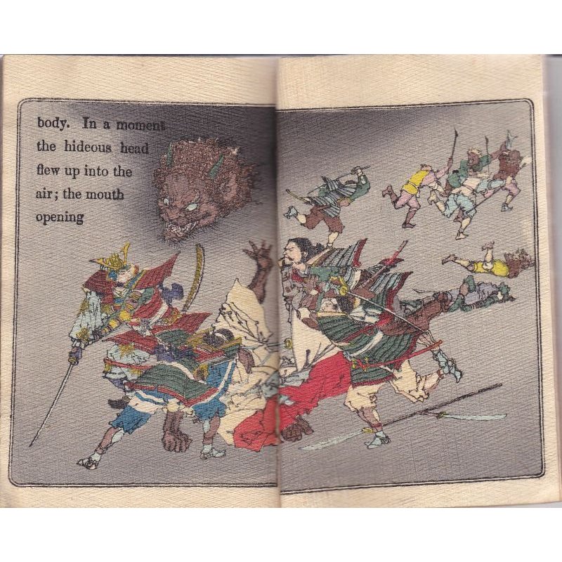 画像2: ちりめん本・日本昔話第18 「羅生門」 英文　The Ogre's Arm 　ジェイムズ夫人