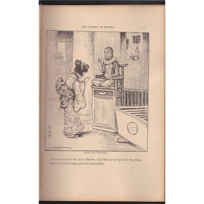 画像4: ビゴー・挿絵 ジェリオル「仏陀の耳の中で」仏文　Dans l'oreille de　Buddha 　1913　パリ