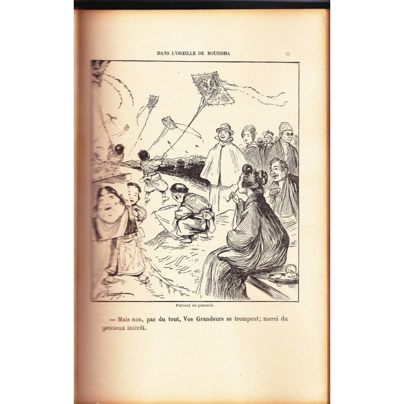 画像5: ビゴー・挿絵 ジェリオル「仏陀の耳の中で」仏文　Dans l'oreille de　Buddha 　1913　パリ