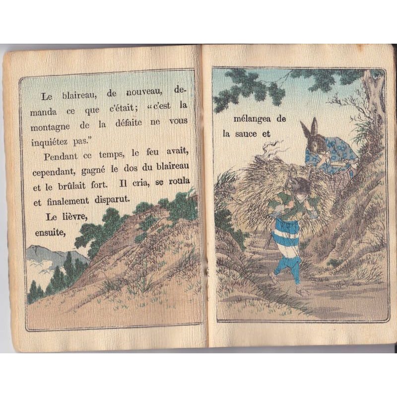 画像5: ちりめん本・日本昔話第5「かちかち山」仏文　LE　MONT KATSI　KATSI　著者　ドートルメール