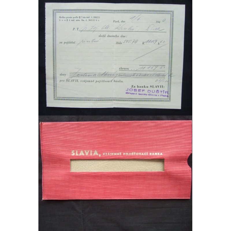 画像5: ミュシャ画「スラビア銀行保険証書」　42×29.6cm　1939年