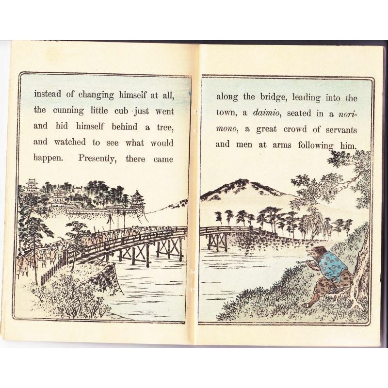 画像6: 仕掛け入り平紙本・日本昔話第12「野干（狐）の手柄」　英文　Kitsune no Tegara ジェイムズ夫人