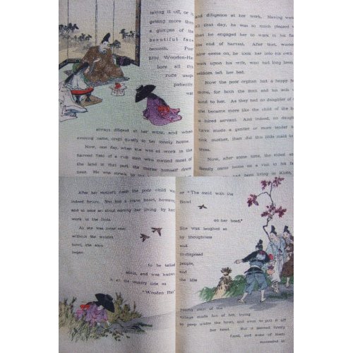 他の写真2: 希少ちりめん本・大判「鉢かづき姫」（英文） The Wooden Boul（ Large version）ケイト・ ジェイムズ　Kate James