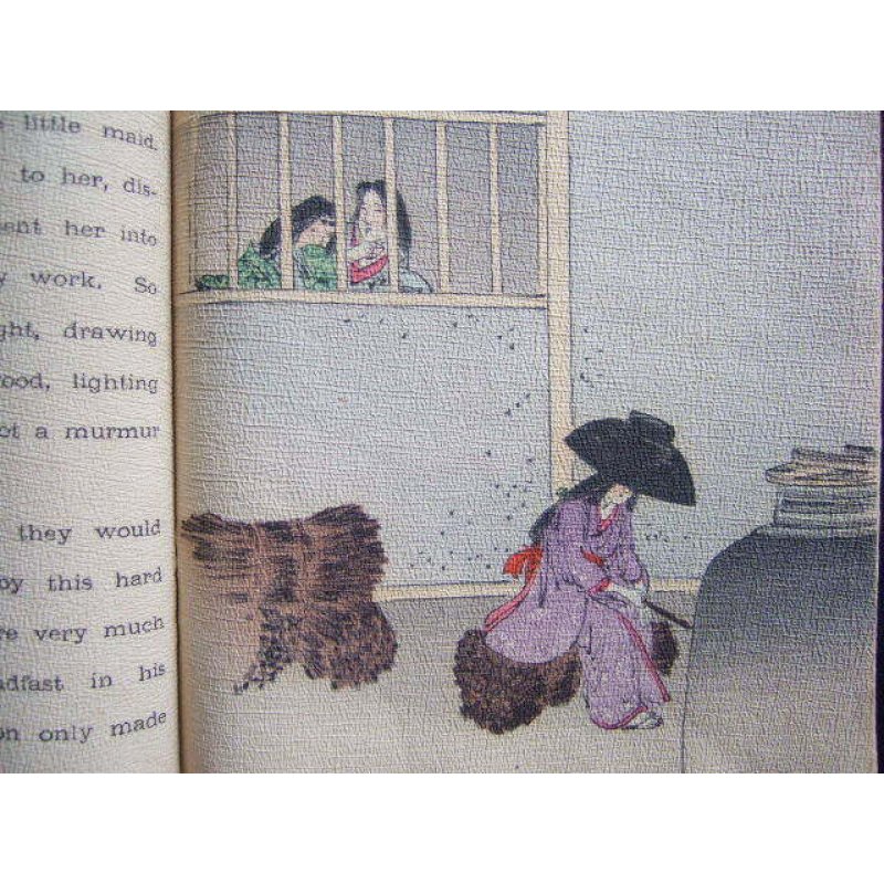 画像5: 希少ちりめん本・大判「鉢かづき姫」（英文） The Wooden Boul（ Large version）ケイト・ ジェイムズ　Kate James
