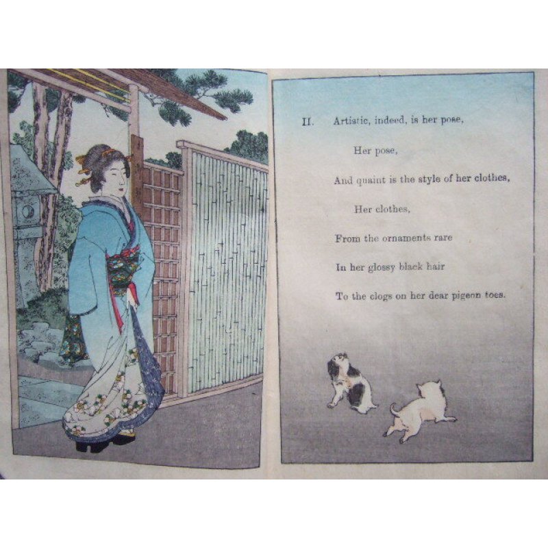 画像3: 希少・平紙本　「おゆちゃさん（Oyuchasan）」　著者ボストウィック　Bostwick　明治23年（1890）