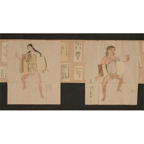 他の写真3: レメリン解剖図（英）　解体新書より早い日本最初の解剖書の原本 42×31cm 11頁　銅版図４枚　