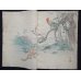 画像3: ちりめん本（仏）「ラ・フォンテーヌ寓話選（Fables choisies de La Fontaine)」　2冊セット　函入り　P・バルブトー(Barboutau)編集 (3)