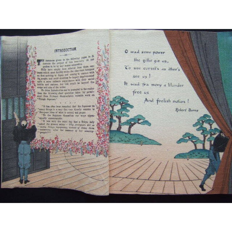 画像2: ちりめん本「さかさまの国日本」（英文）E.S.Patton "Japanese Topsyturvydom"