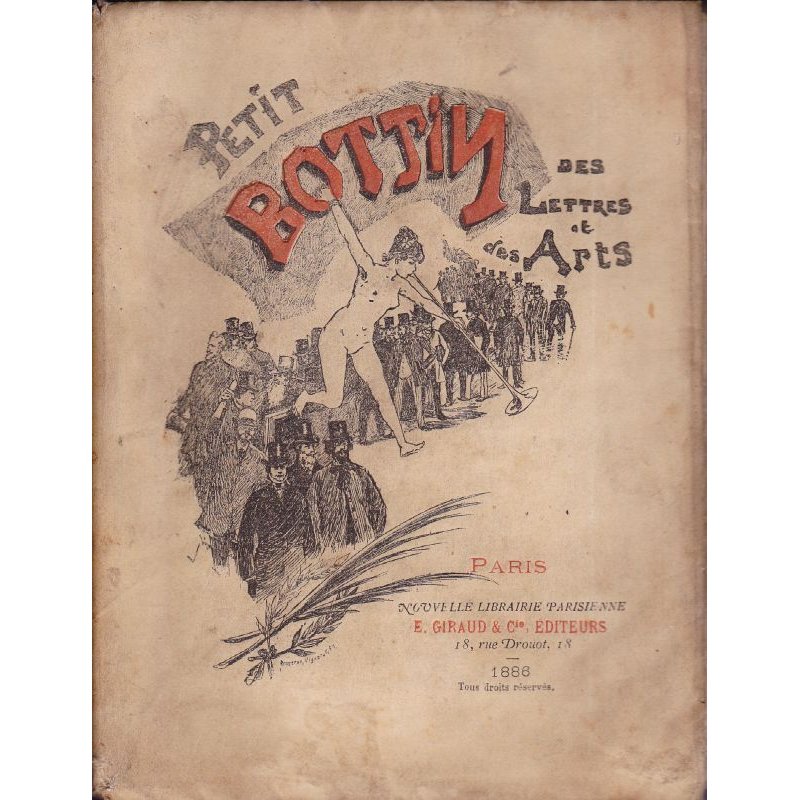 画像1: 山本芳翠関連書（仏）　「文学者と芸術家の小年鑑（Petit bottin des Lettres et des Arts)」　1886　パリ