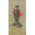 画像4: 明治写実画　五姓田工房・絹本彩色・小型人物画２点　明治22年頃　岩崎コレクション