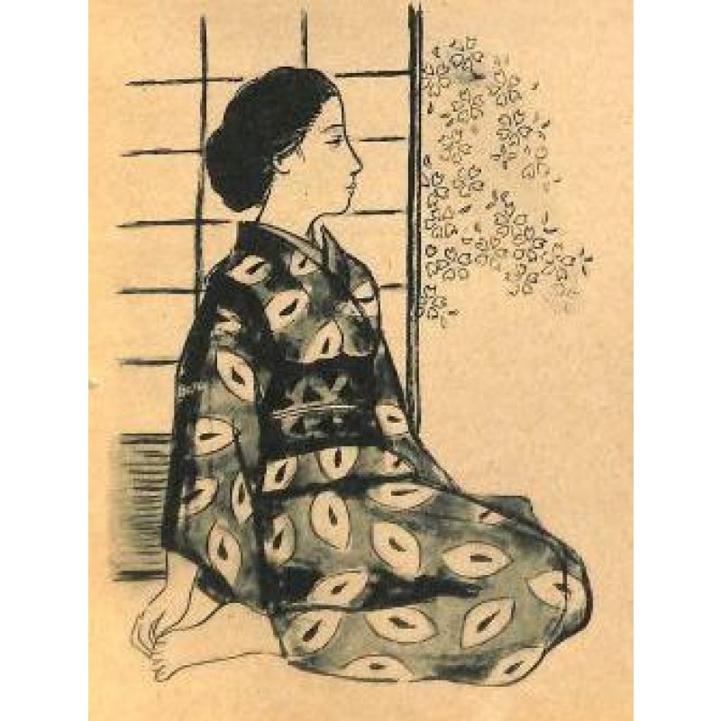 画像4: 新発見・長谷川潔 仏文雑誌挿絵 日本娘の日記 (Les annales politiques et litteraires No.2338 Juillet 1929)