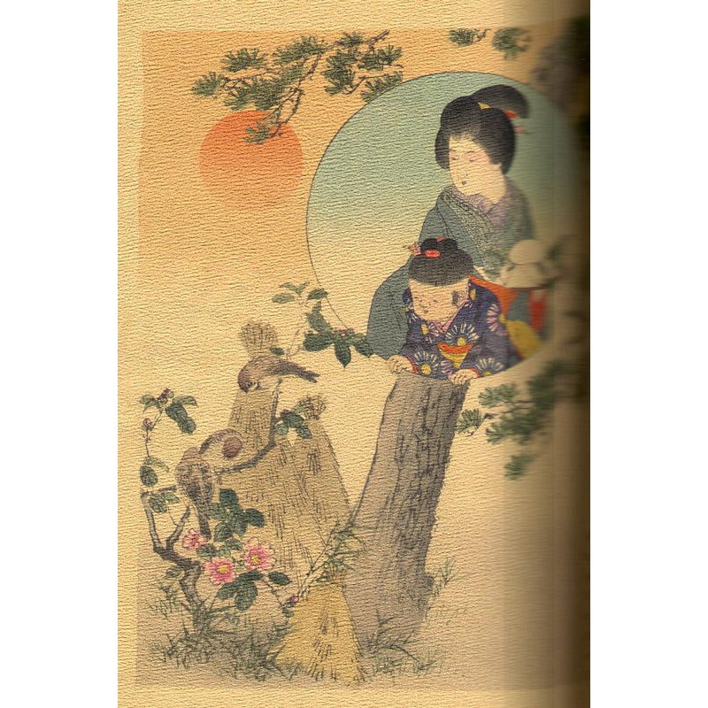 画像3: 希少品 ちりめん・平紙両用本「日本の歳月(Japan's Year)」 ジュリア・カロザーズ(Julia.D.Carrothers))