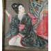 画像4: 明治写実画　小型・額入り「姫君と侍女（仮題）」　31×19cm 