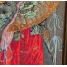 画像8: 明治写実画　小型・額入り「姫君と侍女（仮題）」　31×19cm 