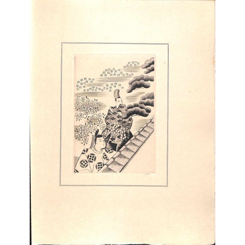 画像8: 稀覯本　長谷川潔・挿絵銅版画（仏）竹取物語（La legende de la demoiselle de lumiere)] 限定150部のNo.7