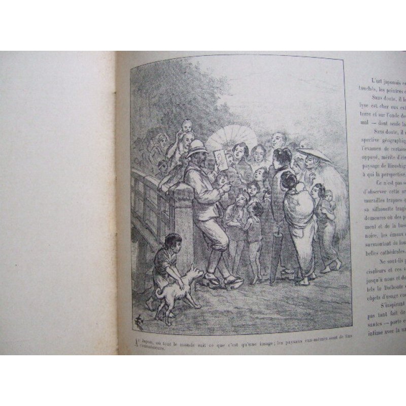 画像4: フェリックス・レガメ作画 「日本の印象 (Le Japon en Images)」 1900年頃 パリ