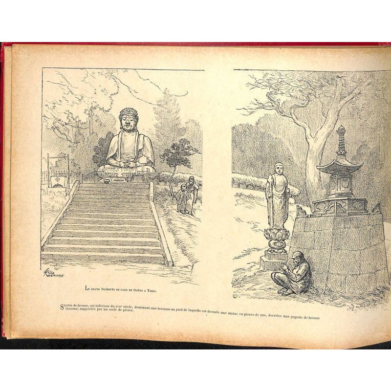 画像9: フェリックス・レガメ作画 「日本の印象 (Le Japon en Images)」 1900年頃 パリ