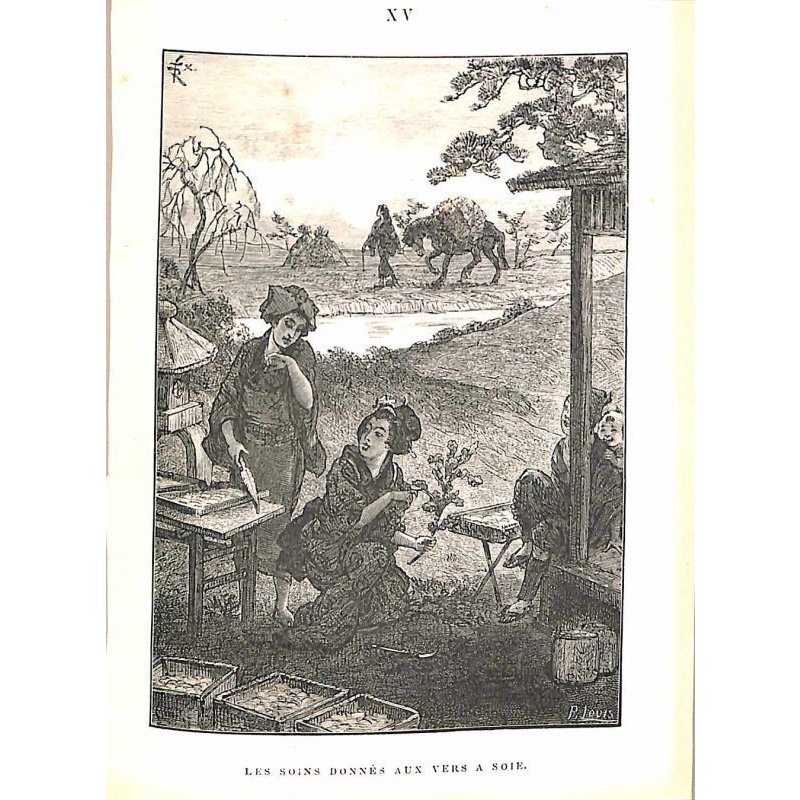 画像6: アンドレ・ローリー著フェリックス・レガメ挿絵・仏文「日本の学校生活」 Autour d'un lycee japonais