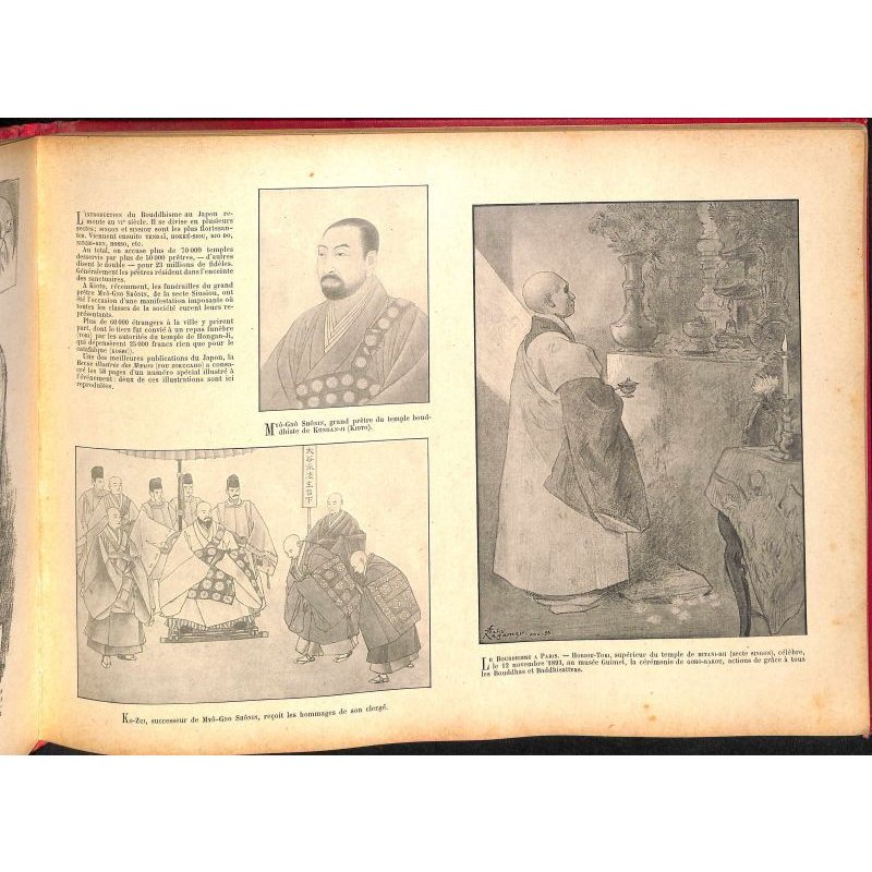 画像10: フェリックス・レガメ作画 「日本の印象 (Le Japon en Images)」 1900年頃 パリ