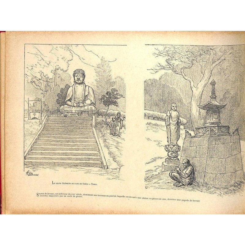 画像11: フェリックス・レガメ作画 「日本の印象 (Le Japon en Images)」 1900年頃 パリ