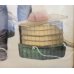 画像5: 明治写実画・大型絹絵・職人シリーズ「魚屋」（仮題）　76×31cm　額79.5×35cm
