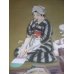 画像3: 明治写実画　絹本彩色・大作　「座繰りの娘（仮題）」　渡辺幽香　172 x 86　軸装220 x 105 　