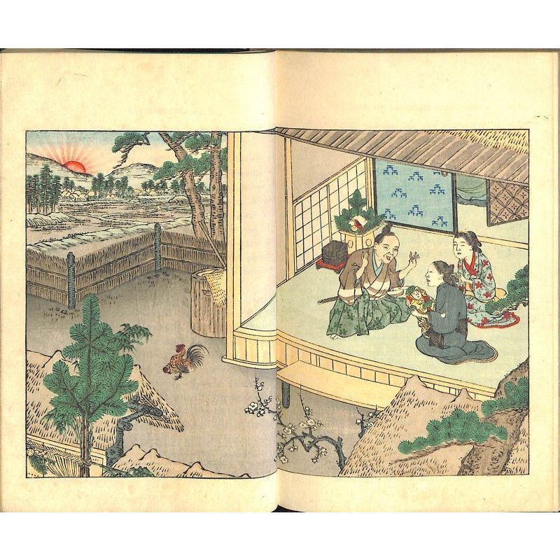 画像4: 平紙本・「豊臣秀吉の生涯(The Life of Toyotomi Hideyoshi)」 挿絵入り袋綴本5冊セット W.デニング(Dening)