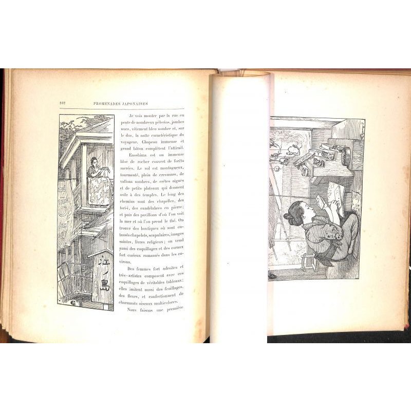 画像9: レガメ挿絵・ギメ著（仏）「日本散策（Promenades Japonaises)]（ 横浜・鎌倉・江ノ島）1878 パリ