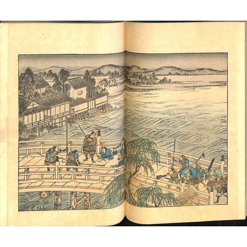 画像7: 平紙本・「豊臣秀吉の生涯(The Life of Toyotomi Hideyoshi)」 挿絵入り袋綴本5冊セット W.デニング(Dening)