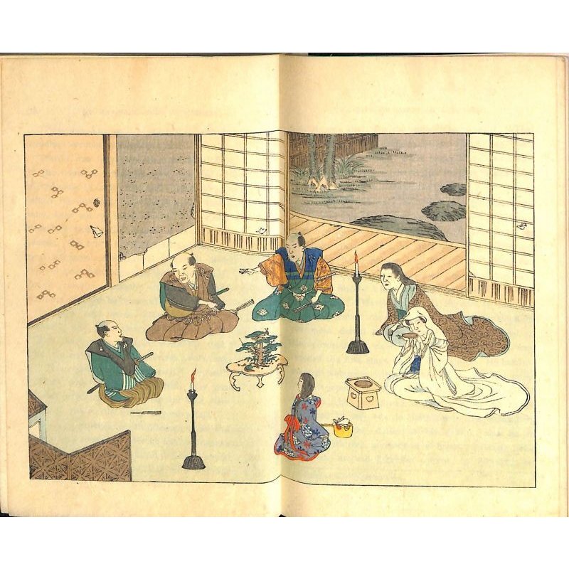 画像9: 平紙本・「豊臣秀吉の生涯(The Life of Toyotomi Hideyoshi)」 挿絵入り袋綴本5冊セット W.デニング(Dening)