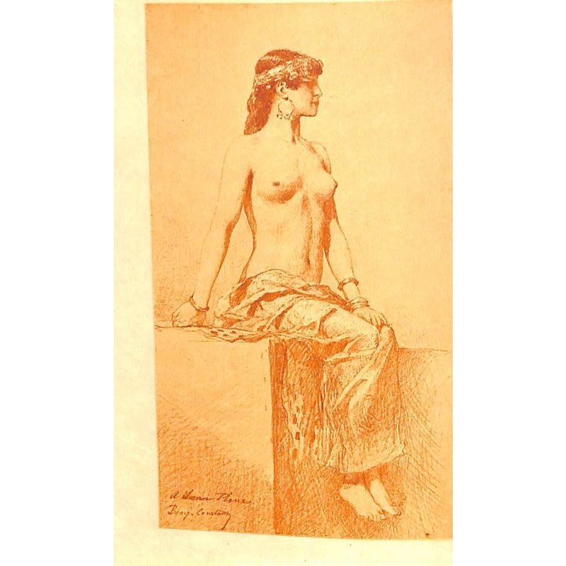 画像10: 明治写実画 「蛍」銅版画 山本芳翠 22×16 1886 パリ