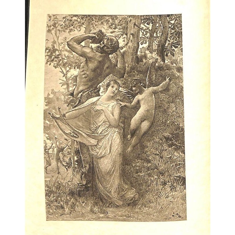 画像5: 明治写実画 「蛍」銅版画 山本芳翠 22×16 1886 パリ