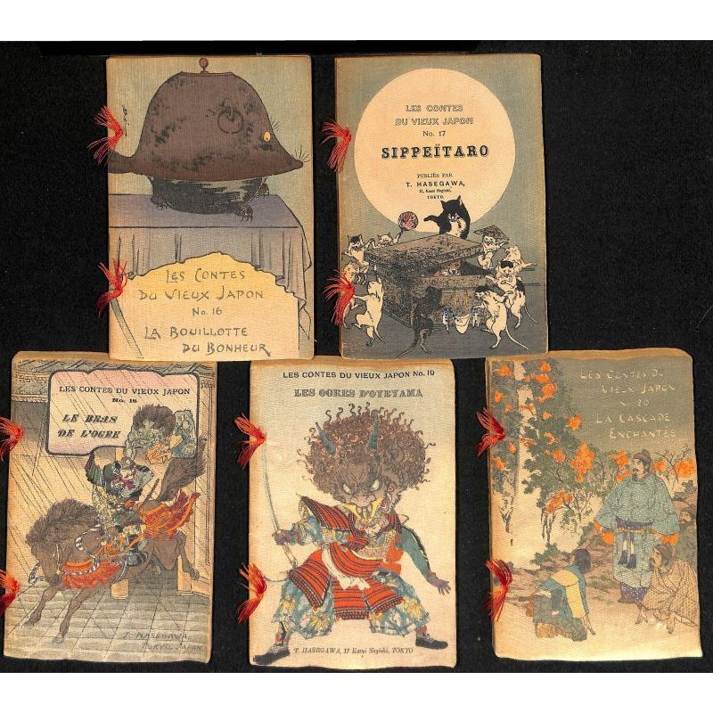 画像8: ちりめん本「日本昔話(Les contes du vieuk Japon)」(仏文)美本20巻セット 訳者:ドウトルメル