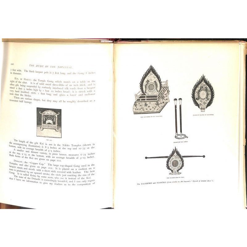 画像10: 稀覯書 (英) 「日本の音楽と楽器(The Music and Musical Instrument of Japan)」 F.T.ピゴット(Piggott)  1893  ロンドン」