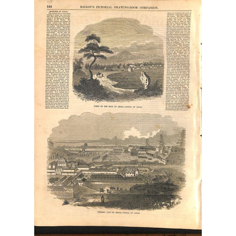 画像8: 米国絵入り新聞・日本紹介記事入り　Ballou's Pictorial 7部（1853~57）　