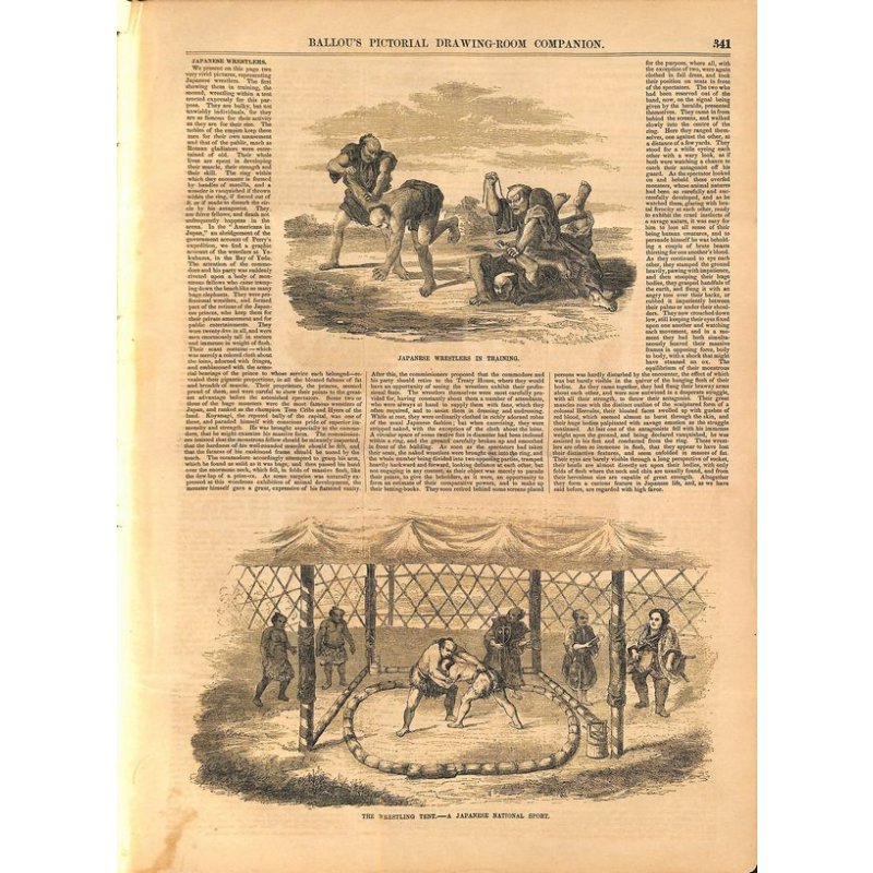 画像6: 米国絵入り新聞・日本紹介記事入り　Ballou's Pictorial 7部（1853~57）　