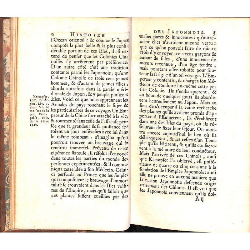 画像4: 希少本 18世紀の日本研究書 （仏）「日本史（Histoire des Japonais)　中国、日本、インド、ペルシャ、トルコ、ロシア等の現代史・第2巻」　M.ロラン（Rollin）　1755　パリ