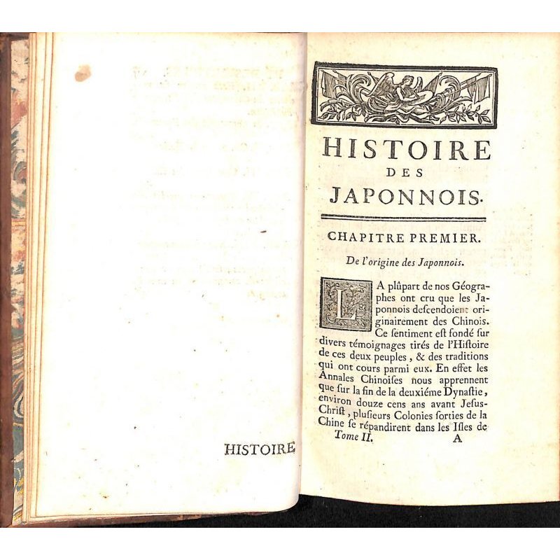 画像3: 希少本 18世紀の日本研究書 （仏）「日本史（Histoire des Japonais)　中国、日本、インド、ペルシャ、トルコ、ロシア等の現代史・第2巻」　M.ロラン（Rollin）　1755　パリ