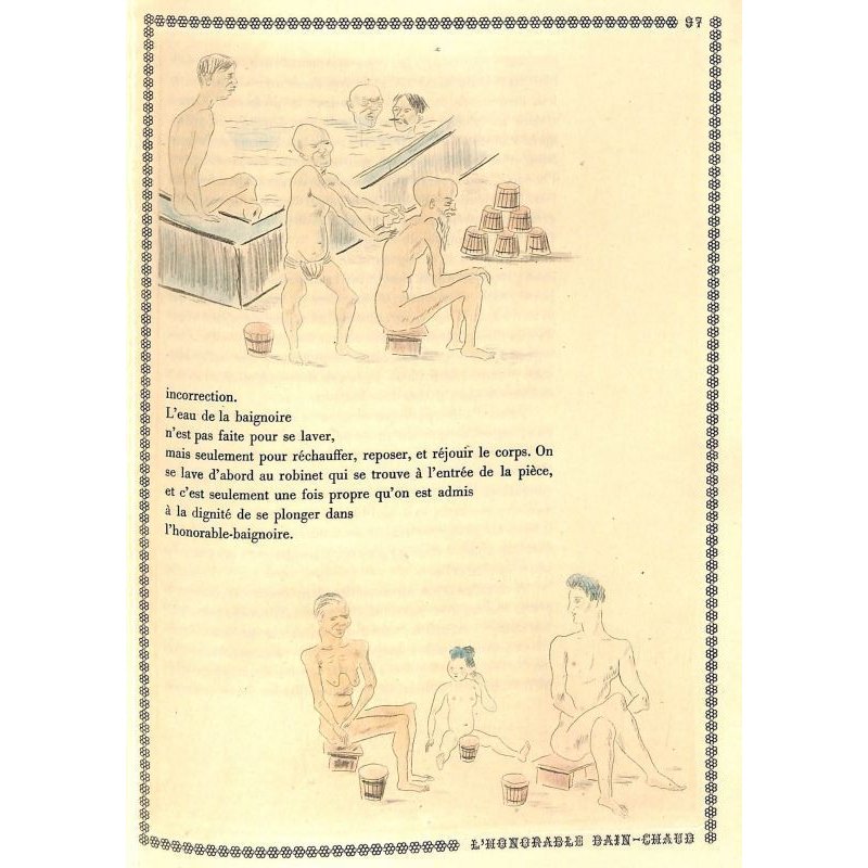 画像9: 藤田嗣治 挿絵水彩32点 トマ・ローカ(仏)「御遠足」357部限定の249番 1927年 革装天金美本