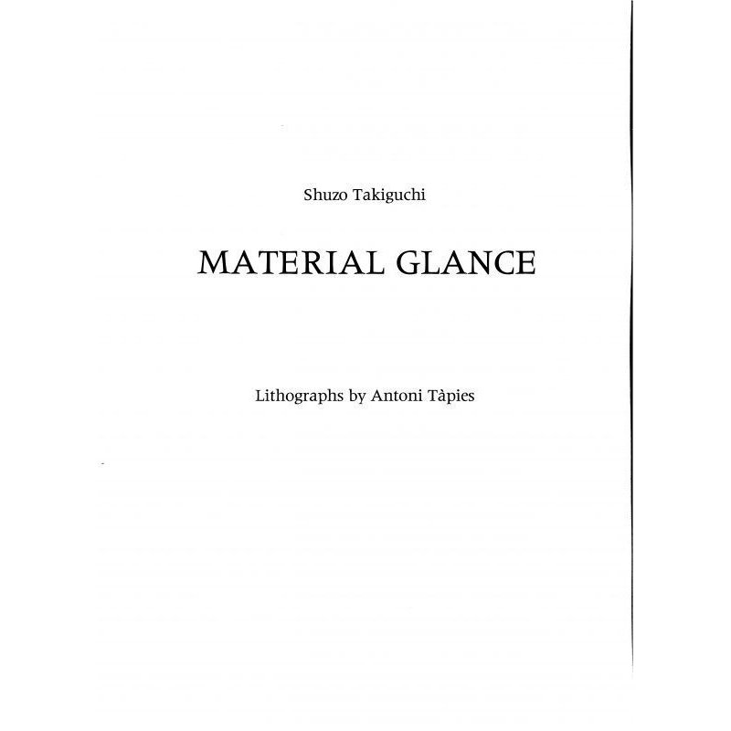 画像12: 稀覯品 滝口修造 アントニ・タピエス(Antoni.Tapies) 詩画集「物質のまなざし(Llambrec Material)」 フォリオ 50シート 限定No.335